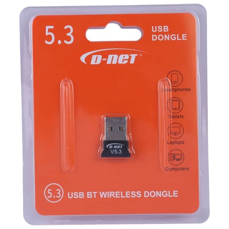 دانگل بلوتوث کامپیوتر و لپ تاپ D-Net USB V5.3
