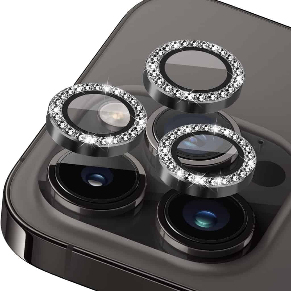 محافظ لنز نگین دار آیفون iPhone 17 Pro / 17 Pro Max