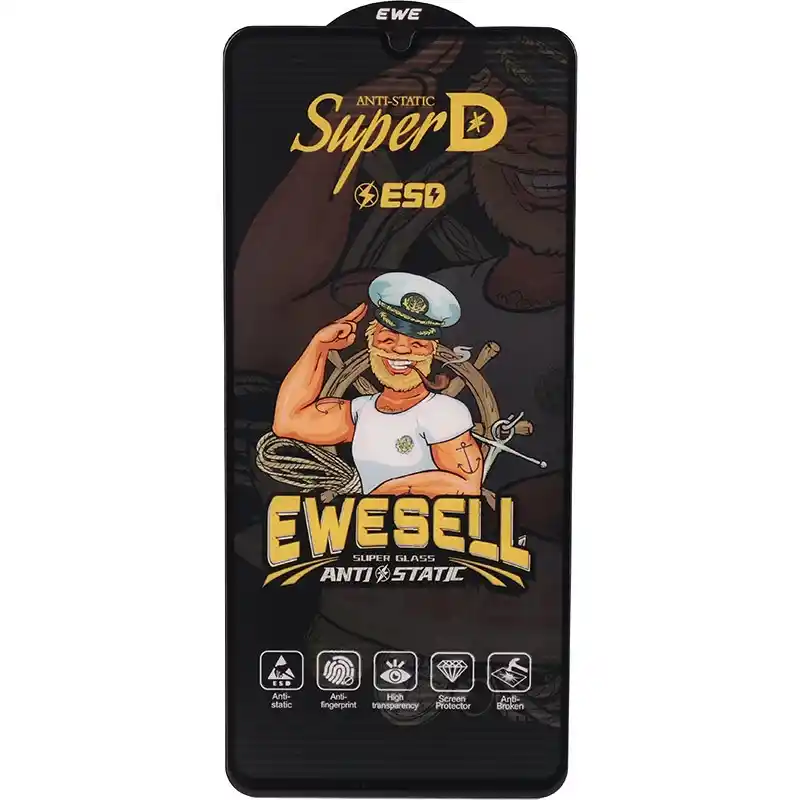 محافظ صفحه نمایش (گلس) Super D آنتی استاتیک Ewesell سامسونگ Samsung Galaxy A70 / A70s / A42 / A90 / M42 / Note12 / Note 12 Pro
