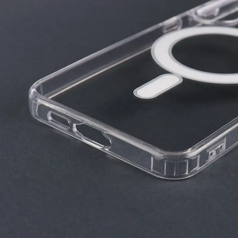 کاور مگ‌ سیف دار شفاف Clear Case Magnetic سامسونگ Galaxy S24 FE