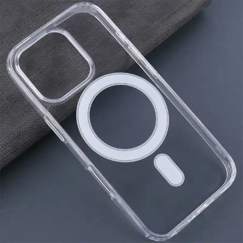 کاور مگ‌ سیف دار شفاف Clear Case Magnetic آیفون iPhone 16 Pro