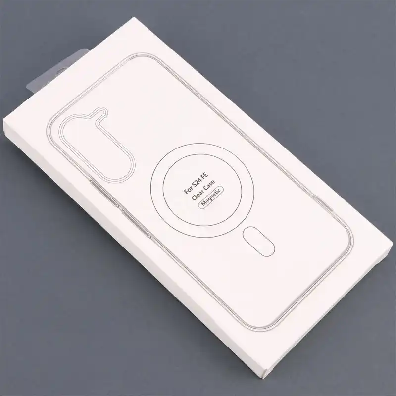 کاور مگ‌ سیف دار شفاف Clear Case Magnetic سامسونگ Galaxy S24 FE
