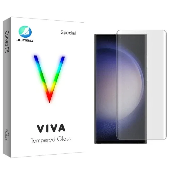 گلس شیشه‌ای شفاف سامسونگ UV S23 Ultra