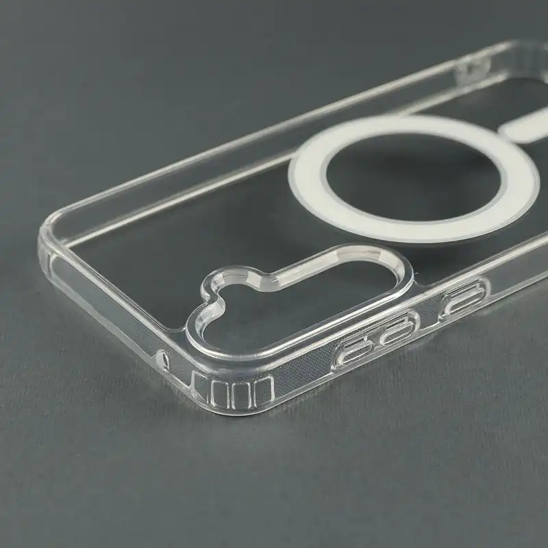 کاور مگ‌ سیف دار شفاف Clear Case Magnetic سامسونگ Galaxy S23 FE 5G