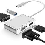 تایپ سی به  VGA/ DVI/HDMI/USB